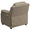 Flash Furniture Kids Recliner, 26" to 39" x 28", Upholstery Color: Beige BT-7985-KID-BGE-GG - alternate 10